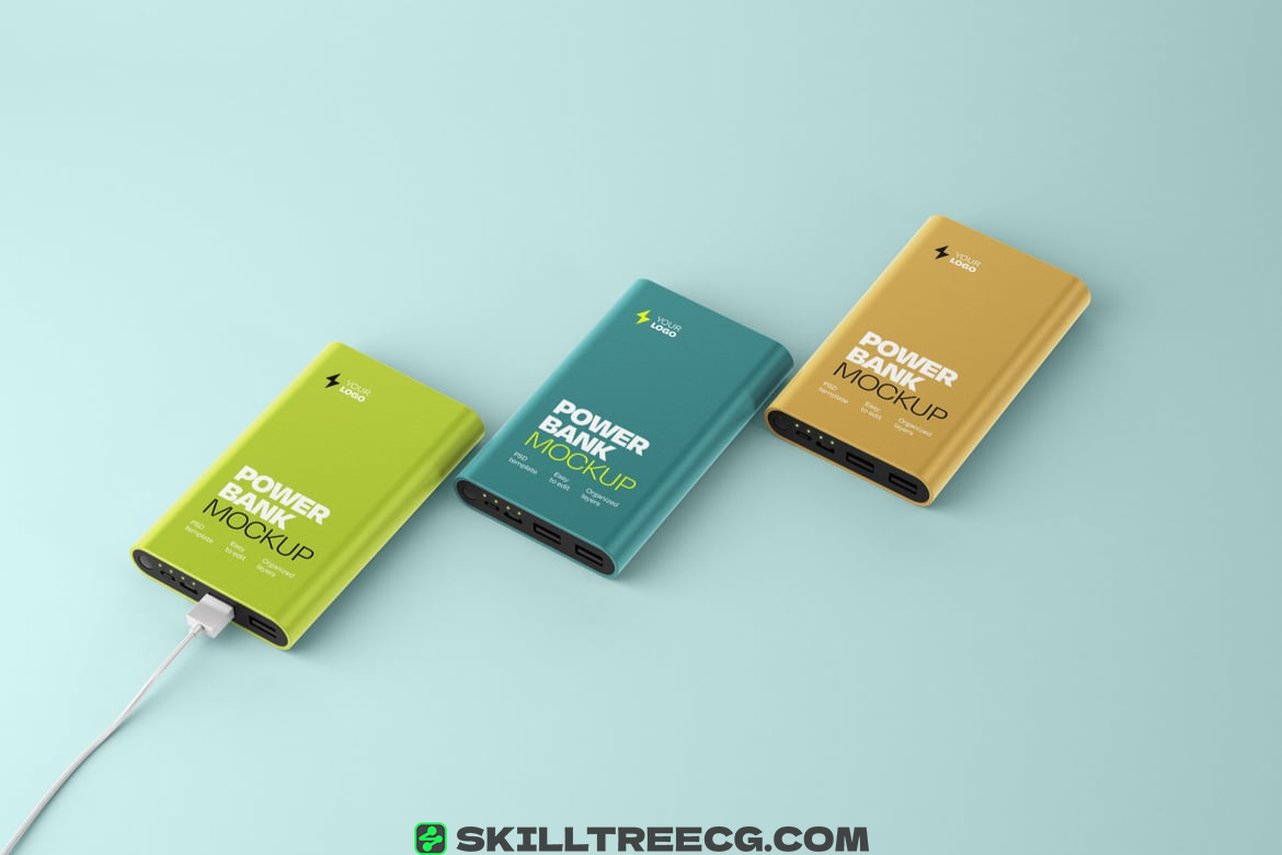 图片[5]-Glossy Power Bank Mockup Set（335136）-技能树